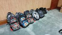 Back Packs for Local Schools