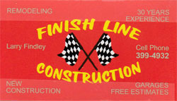 Finish Line Construction