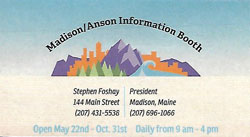 Madison Anson Info Booth